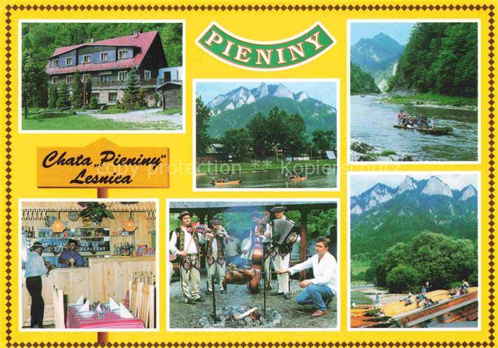 Lesnica Pieniny Zdiar Vysoke Tatry SK Chata-Pieniny Dunajec Flossfahrt Trachtenm
