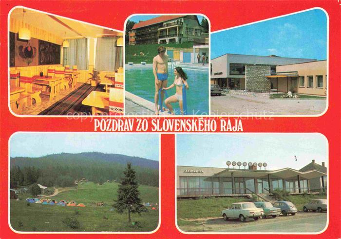 Spisska Nova Ves Presovsky SK Slovenský-Raj Hotel-Restaurant Schwimmbad Einkaufs