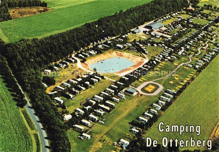 Wijster Drenthe NL Camping-De-Otterberg Drijberseweg Luftbild Wohnwagen Schwimmb