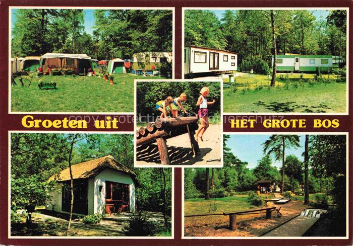 Doorn UTRECHT NL Recreatiecentrum-Het-Grote-Bos Camping Wohnwagen Bungalow Wald