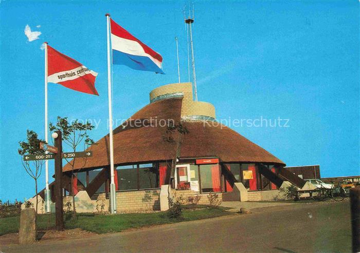 De Eemhof Lelystad Leliestad Flevoland NL De-Eemhof-Rezeption Reetdachhuette Nie