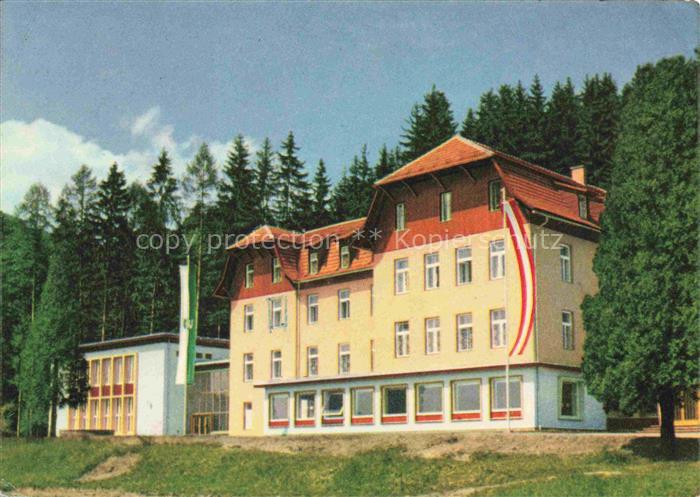 Aflenz Obersteiermark AT Gewerkschaftsbund Jugenderholungsheim Doerflach Wald Fa