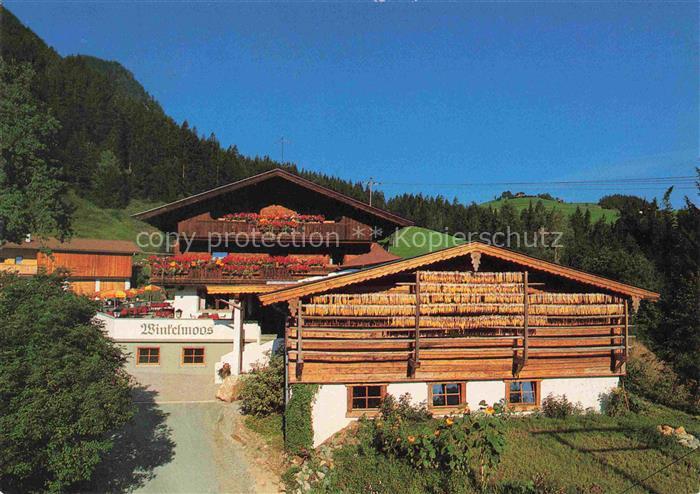 Winkelmoosalm Fieberbrunn Kitzbuehel Tirol AT Winkelmoosalm Gasthof Alm Blockhau