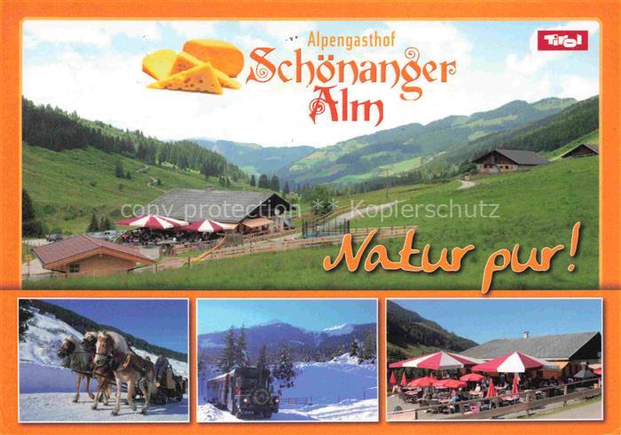 Schoenanger-Alm Auffach Wildschoenau Tirol AT Schoenanger-Alm Alpengasthof Almhu