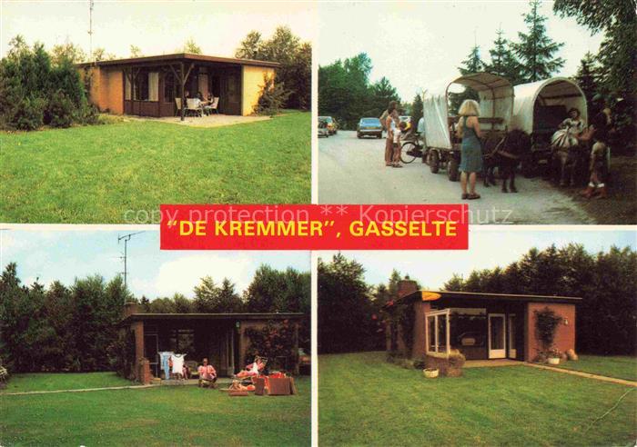Gasselte Aa en Hunze Drenthe NL Petit-Restaurant-De-Kremmer Bungalow Garten Plan