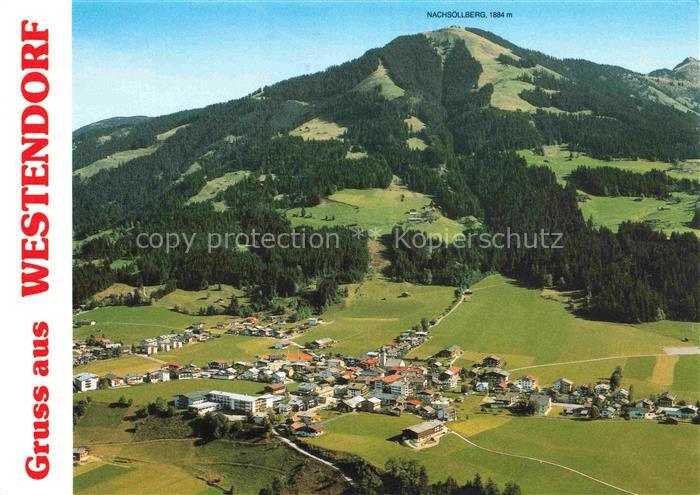 Westendorf Tirol AT Nachsoellberg Gampenkogel Choralpe Sesselbahn Luftaufnahme B