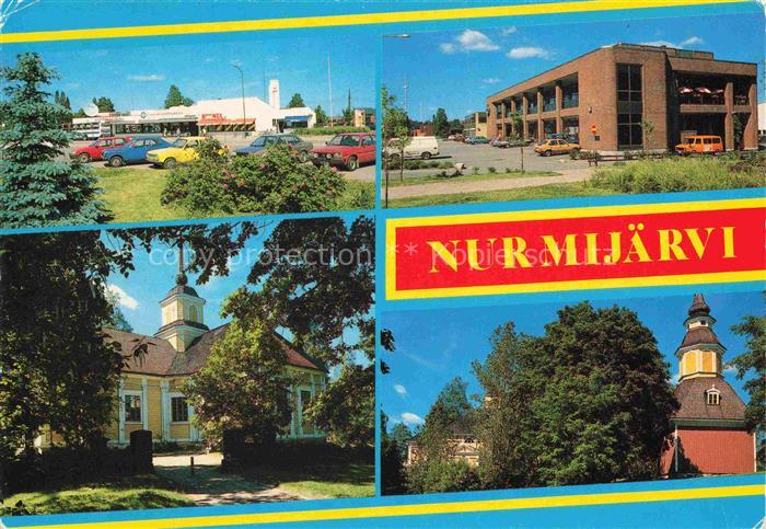 Nurmijaervi HELSINKI Helsingfors Suomi Busbahnhof Kirche Glockenturm Rathaus Aut