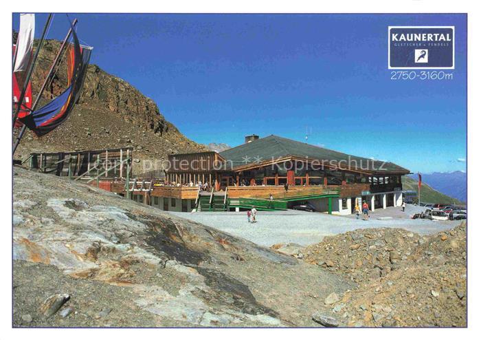 Kaunertal Tirol AT Gletscher Fendels Bergrestaurant Felsen Hochgebirge Skigebiet
