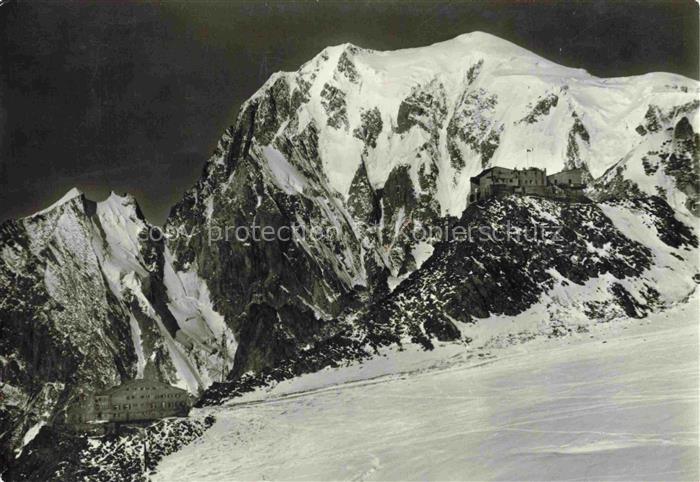 Courmayeur Valle d Aosta IT Mont-Blanc Monte-Bianco Rifugio-Torino Punta-Helbron