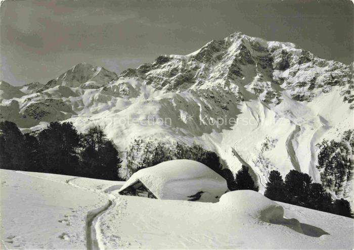 Schaubachhuette 2573m Solda Sulden Ortler IT Gran-Zebrù Koenigspitze Ortler Schn