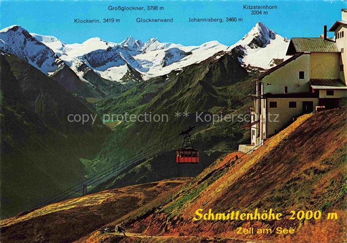 Schmittenhoehe 2000m Zell am See AT Schmittenhoehe Grossglockner Klockerin Glock