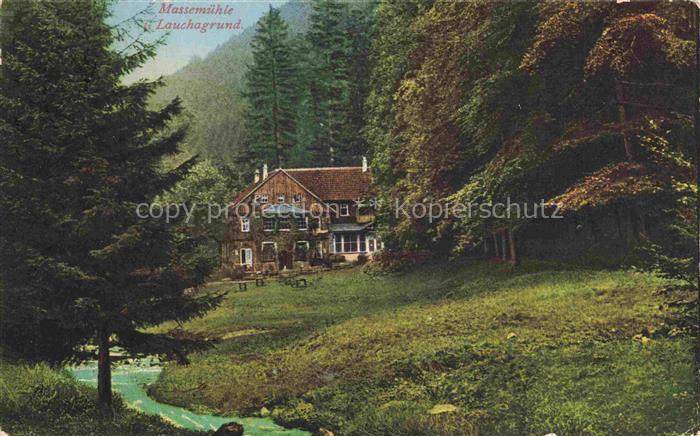 Massemuehle Lauchagrund Tabarz Thueringer Wald Thueringen Massemuehle Lauchagrun