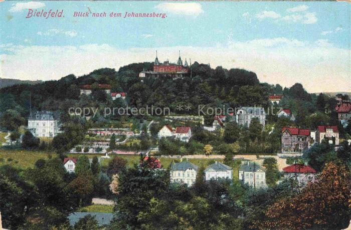 BIELEFELD NRW Johannesberg Villen Huegel Baeume Stadtansicht Wohnhaeuser