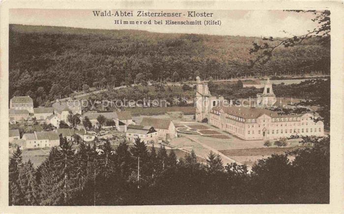 Eisenschmitt Zisterzienserkloster Abtei Kloster Wald Eifel Kirchturm Klosteranla
