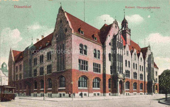 DuessELDORF CITY Kaiserliche-Oberpostdirektion Backsteingebaeude Historismus St