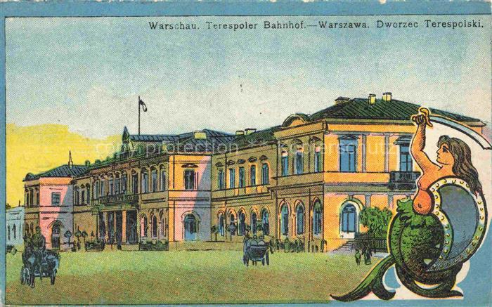 Wesola Warschau Terespoler-Bahnhof Dworzec-Terespolski Bahnhof Pferdewagen Meerj