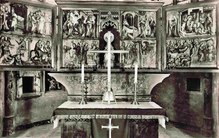 Schotten Vogelsbergkreis Hessen Marienaltar Stadtkirche Altar Triptychon Altarge