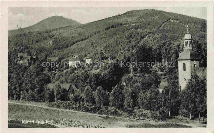 Jonsdorf Saechsische Schweiz Lausche Buchberg Zittauer-Gebirge Kurort Kirche Vil