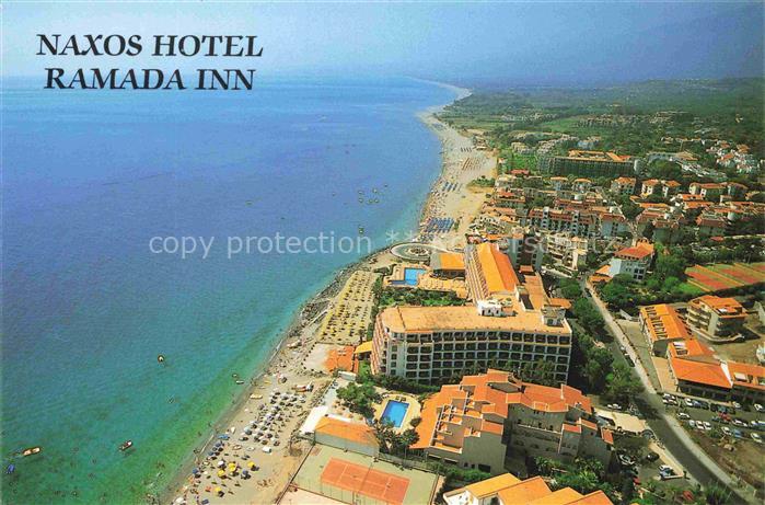 Giardini Naxos Messina Sicilia IT Hotel-Ramada-Inn Naxos-Hotel Fliegeraufnahme S