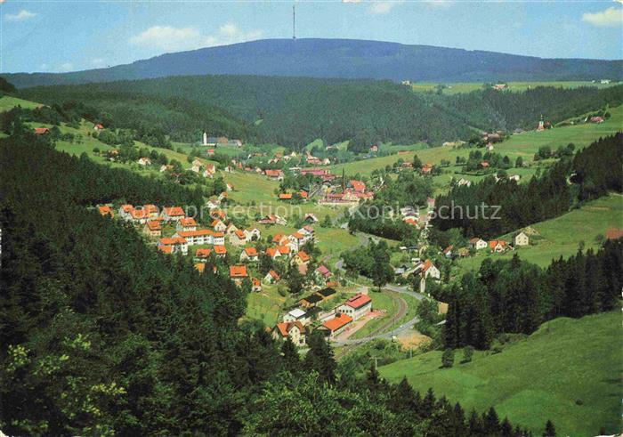 Warmensteinach Fichtelgebirge Bayern Fichtelgebirge Ochsenkopf Fernsehturm Luftk