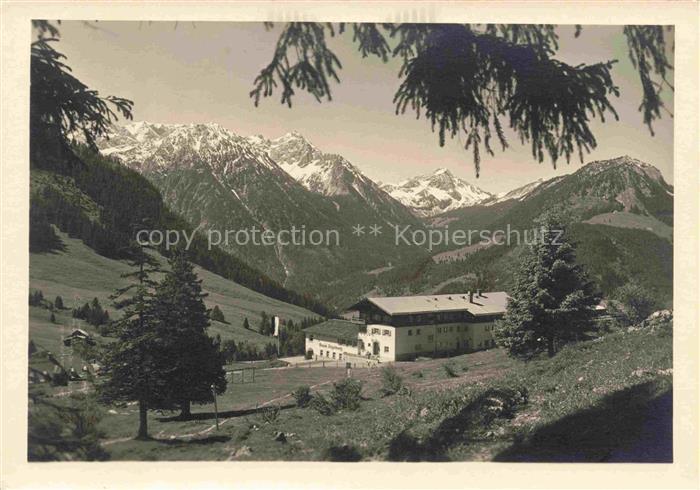 Oberjoch Bad Hindelang Bayern Haus-Ingeburg Allgaeu Bergtal Alpen Wiesen Wald Ho