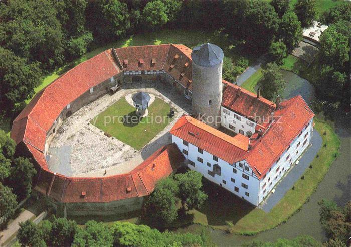 Westerburg Huy Harz Sachsen-Anhalt Westerburg Wasserschloss Wasserburg Burgturm