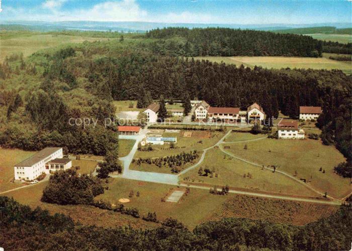 Rehe Westerwald Rheinland-Pfalz Fliegeraufnahme Erholungsheim Westerwald Wald Wi