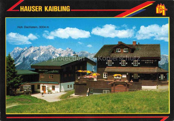 Hauser Kaibling 2015m Steiermark AT Hauser-Kaibling Krummholzhuette Seilbahnberg