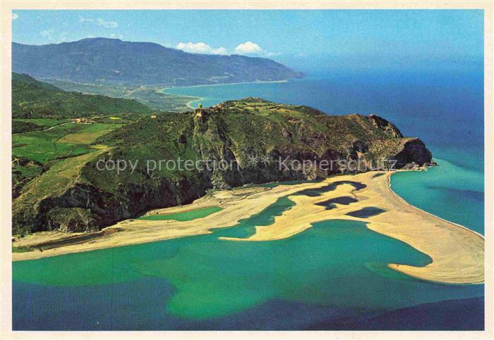 Tindari Messina Sicilia IT Laghi-di-Marinello Halbinsel Sandduenen Lagune Kueste