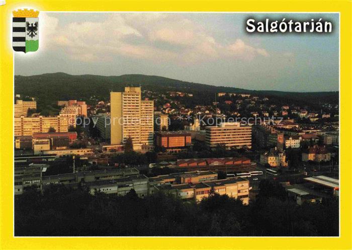 Salgotarjan Salgotarjani HU Stadtansicht Hochhaeuser Industriestadt Huegel Wohnb