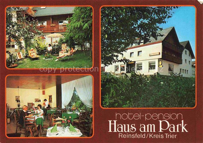 Reinsfeld Hunsrueck Rheinland-Pfalz Hotel-Pension Haus-am-Park Garten Terrasse R