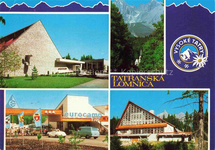 Tatranska Lomnica Presovsky SK Tatranské-múzeum Lomnický-štít Eurocamp Seilbahn-