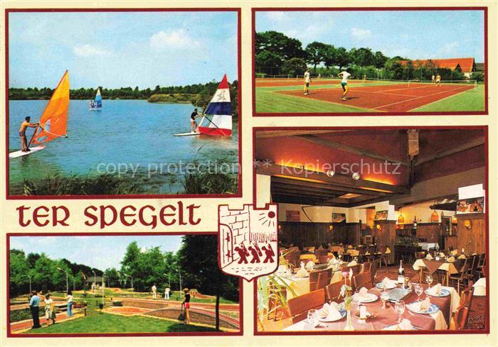 Eersel EINDHOVEN Noord-Brabant NL Ter-Spegelt Recreatiecentrum Surfen Tennisplat