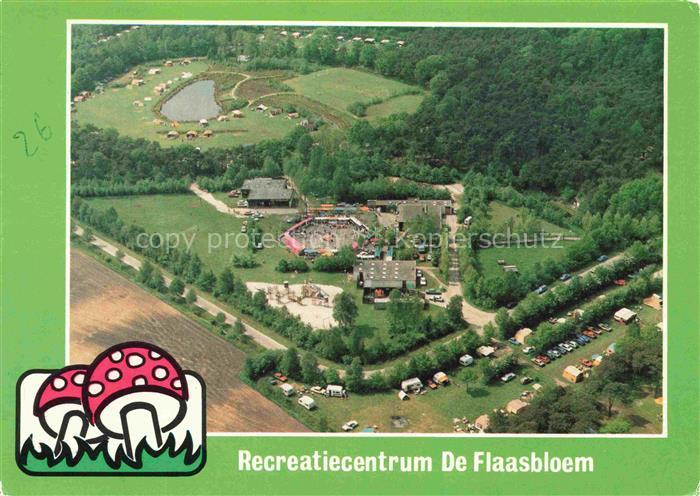 Chaam Noord Brabant NL De-Flaasbloem Recreatiecentrum Camping Wald Teich Flieger