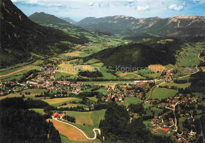 Spital Pyhrn Steyr-Kirchdorf Oberoesterreich AT Tal Bergpanorama Alpen Ort Felde