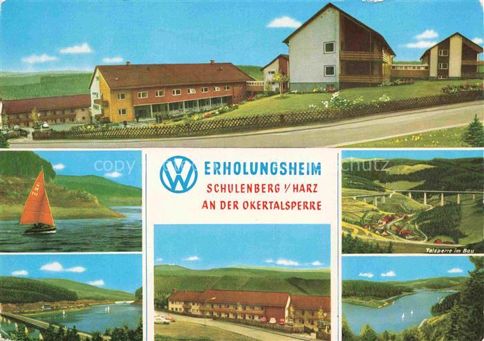Schulenberg Oberharz Goslar Niedersachsen VW-Erholungsheim Okertalsperre Segelbo