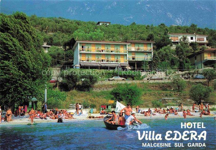Malcesine Lago di Garda Veneto IT Hotel-Villa-Edera Strand Gardasee Badegaeste B