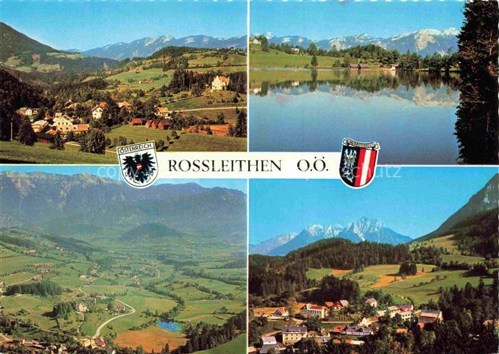 Rossleithen Rossleiten Steyr-Kirchdorf Oberoesterreich AT Ortsansicht See Berge