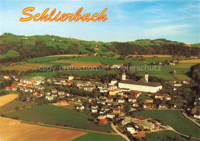 Schlierbach Oberoesterreich AT Stift-Schlierbach Zisterzienserstift Fliegeraufna