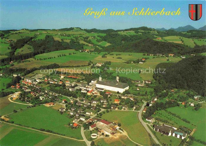 Schlierbach Oberoesterreich AT Stift-Schlierbach Zisterzienserstift Fliegeraufna