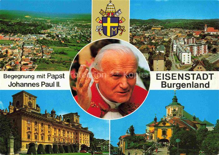 Eisenstadt Burgenland AT Papst-Johannes-Paul-II Esterhazy-Schloss Kirche Flieger