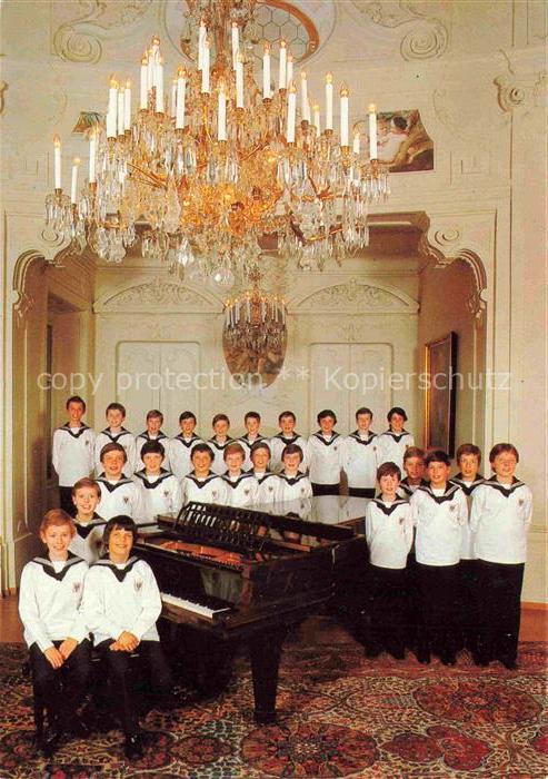 WIEN AT Wiener-Saengerknaben Knabenchor Choristenuniform Kronleuchter Fluegel Ba