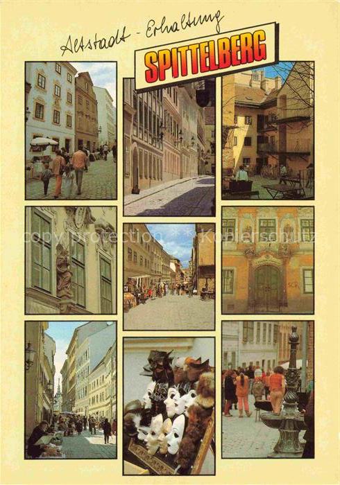 Spittelberg WIEN AT Spittelberg Altstadt-Erhaltung Kuenstlerviertel Gasse Fassad