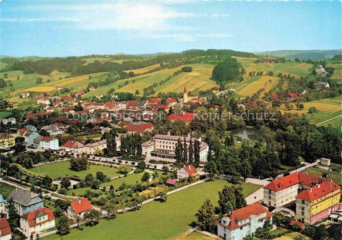Gallspach Oberoesterreich AT Institut-Zeileiss Kurheim Fliegeraufnahme Ortschaft