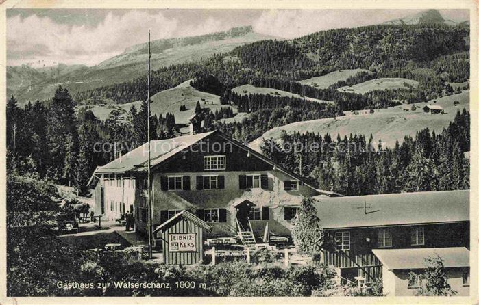 WALSERSCHANZ Walserschanze Kleinwalsertal AT Gasthaus-Walserschanz Alpenwiesen W