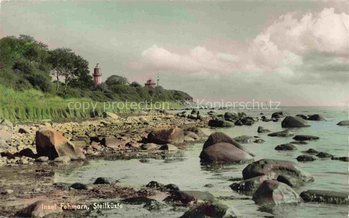 Fehmarn Ostsee Schleswig-Holstein Steilkueste Ostsee Leuchtturm Steine Kueste Ba