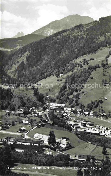 Mandling Ramsau Dachstein LIEZEN Steiermark AT Roetelstein Ennstal Bergdorf Wies
