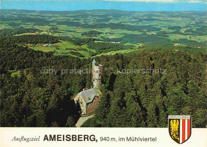 Ameisberg Ameisbergwarte 940m Sarleinsbach Muehlviertel AT Ameisberg Aussichtstu