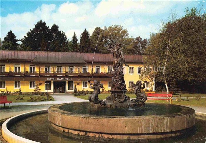 Bad Tatzmannsdorf Burgenland AT Hotel-Batthyany Brunnen Neptun-Brunnen Kurpark F
