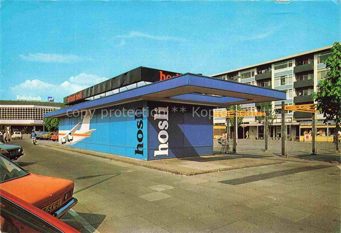 TILBURG Noord-Brabant NL Reisburo-Hosli Rabobank Einkaufszentrum Platz Autos Hoc